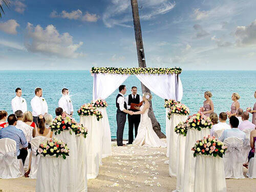 beach wedding
